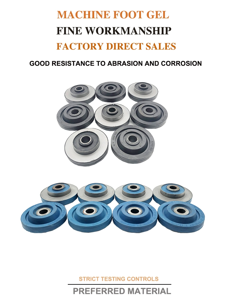 High-Quality Multiple Types/Size Flexible Rubber Mounts Engine Blue Engine Cushion Excavator Parts for Komatsu PC200-1-2